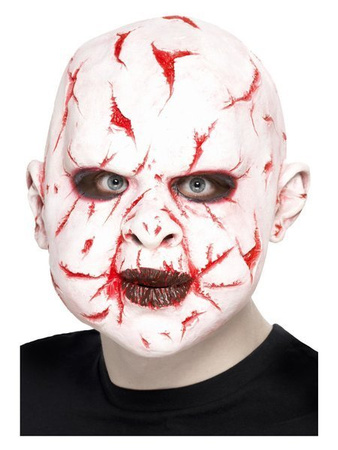 MASKA LATEKSOWA POCIĘTA TWARZ