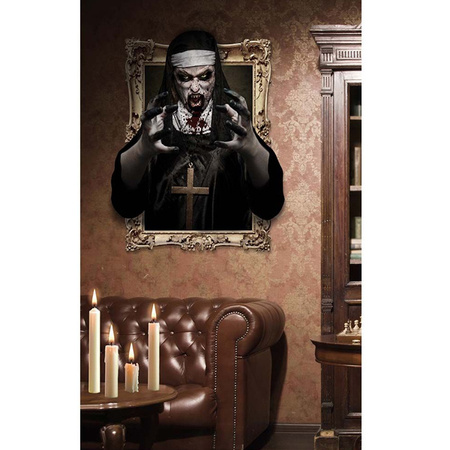 NAKLEJKA NA ŚCIANĘ ZAKONNICA 70X80 CM