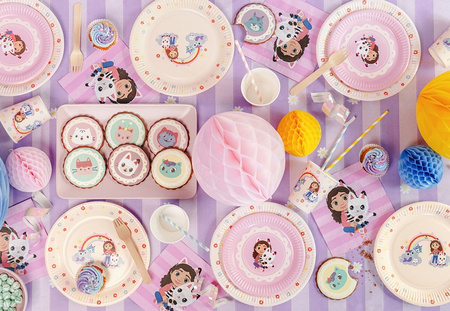 SERWETKI PAPIEROWE KOCI DOMEK GABI 33X33 CM 20 SZT