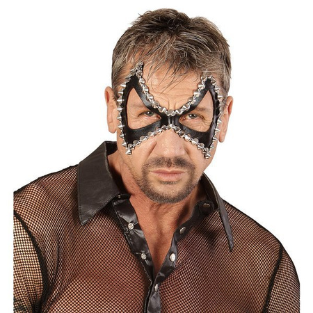 MASKA CZARNA Z ĆWIEKAMI