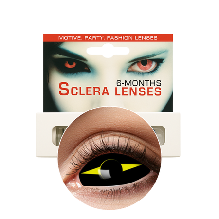 SOCZEWKI PÓŁROCZNE SCLERA YELLOW SPAER 22MM