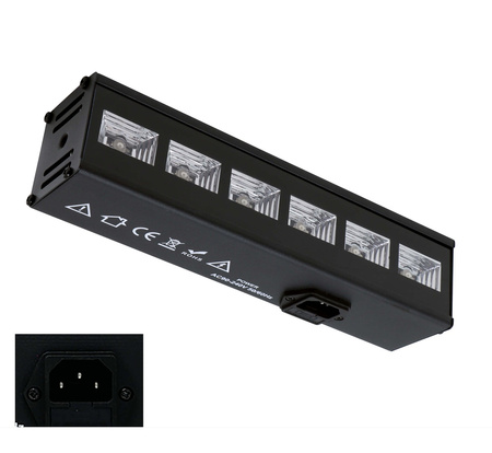 LAMPA ULTRAFIOLETOWA Z 6 ŻARÓWKAMI UV