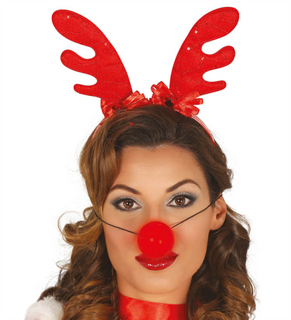 OPASKA ROGI RENIFERA Z NOSEM