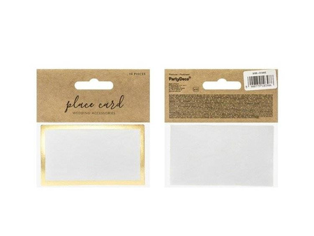 WIZYTÓWKA NA STÓŁ ZŁOTA RAMKA