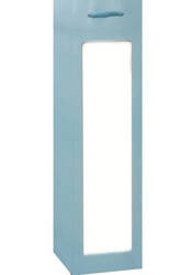 TORBA PREZENTOWA NIEBIESKA Z OKIENKIEM 13X36X8 CM