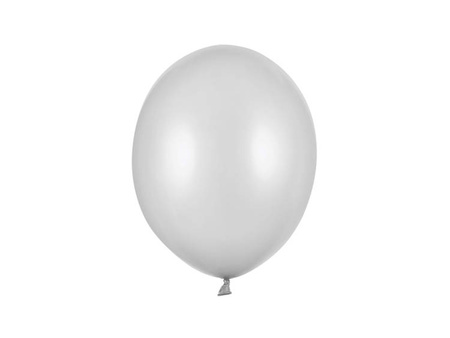 BALONY LATEKSOWE 27CM SREBRNE 100SZT