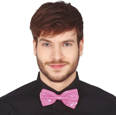 MUCHA CEKINOWA RÓŻOWA 