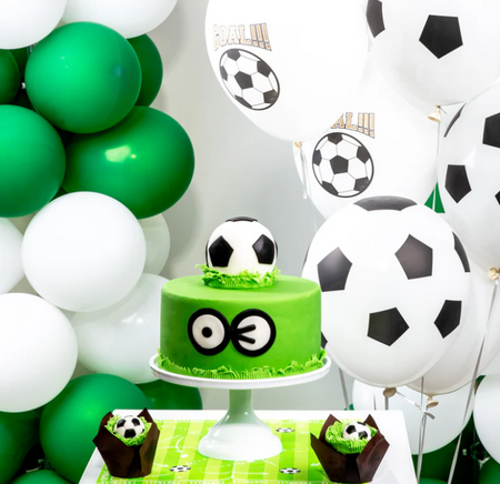 BALONY LATEKSOWE PIŁKA NOŻNA 12 CALI 6 SZTUK