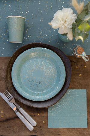 SERWETKI PAPIEROWE PROMIENIE ZIELONE 33 CM 10 SZT.