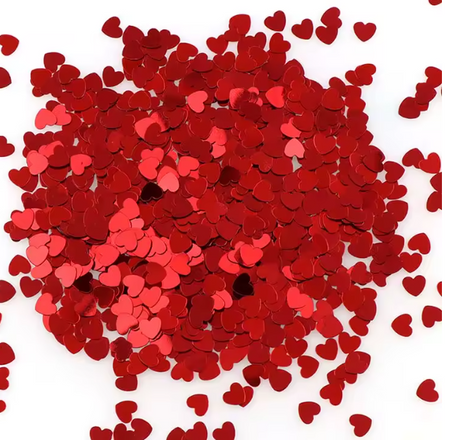 KONFETTI CZERWONE SERCA 15 G
