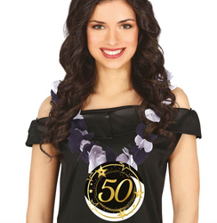 NASZYJNIK KWIATY HAWAJSKIE 50 URODZINY