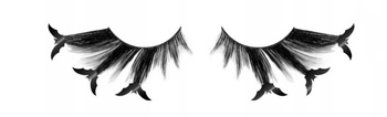 SZTUCZNE RZĘSY CZARNE NIETOPERZE