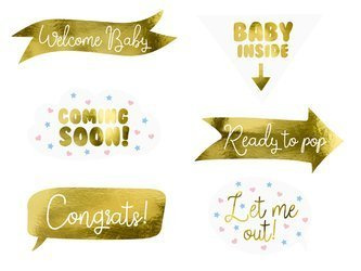 GADŻETY DO ZDJĘĆ BABY SHOWER