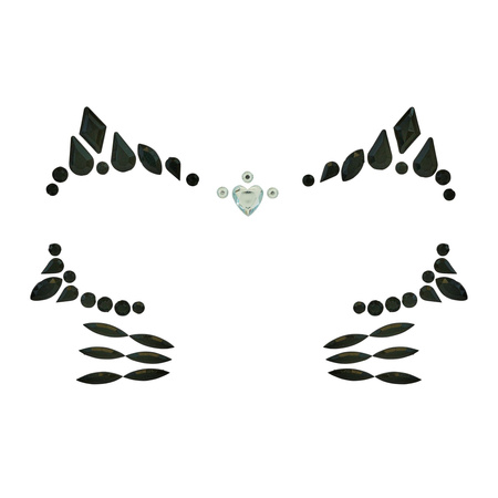 NAKLEJKI SAMOPRZYLEPNE NA TWARZ KOT 