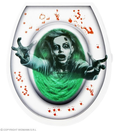 NAKLEJKA NA SEDES STRASZNY ZOMBIE 