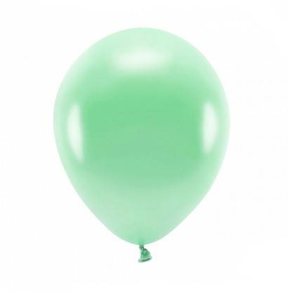 BALONY ECO 26 CM METALIZOWANE MIĘTOWE 100 SZT