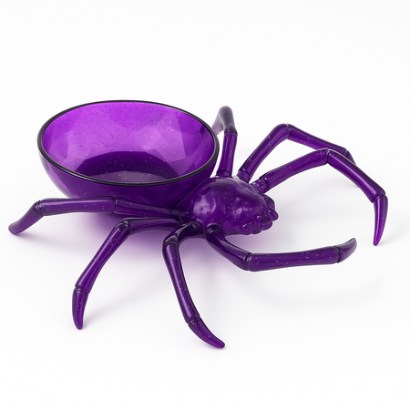 TALERZ PAJĄK FIOLETOWY