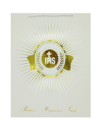 TOREBKA PAPIEROWA KOMUNIJNA 24 X 18 X 8,5 CM IHS