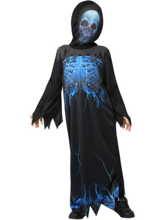 STRÓJ MROCZNY KOSIARZ NIEBIESKI DLA CHŁOPCÓW