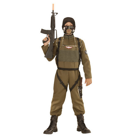 Strój Spadochroniarz 158 cm, Karnawał, Wojskowy