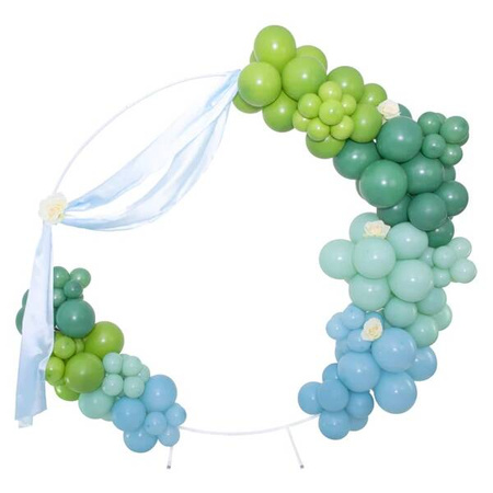 STOJAK DO BALONÓW OKRĄGŁY BIAŁY 200 CM