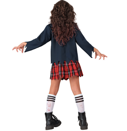 STRÓJ STUDENTKA ZOMBIE DLA DZIEWCZYNEK