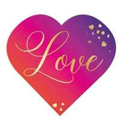 SERWETKI LOVE WALENTYNKI 33 CM 10 SZT.