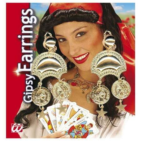 KOLCZYKI ZŁOTE CYGAŃSKIE