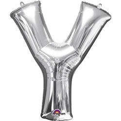 BALON FOLIOWY 76cm x 86cm LITERA Y SREBRNA