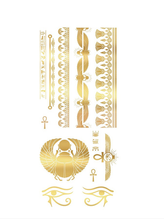 TATUAŻE ZMYWALNE EGIPSKIE WZORY