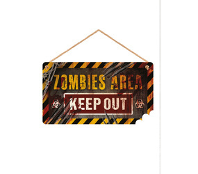 ZAWIESZKA ZOMBIE "KEEP OUT"