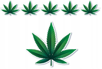 GIRLANDA MARIHUANA 300 CM