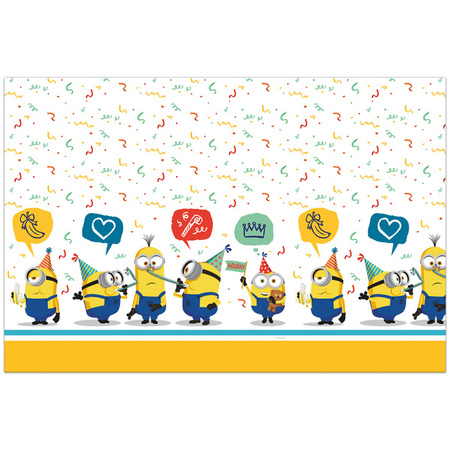 OBRUS PLASTIKOWY MINIONKI 120X180 CM