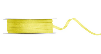 TASIEMKA SATYNOWA ŻÓŁTY 3MM 50M