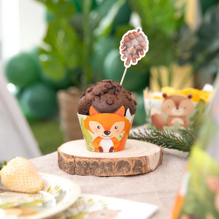 PAPILOTKI DO MUFFINEK LEŚNI PRZYJACIELE 6 SZT.