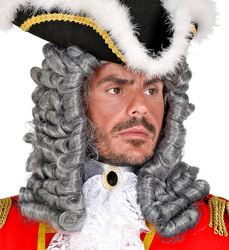 PERUKA DOWÓDCY SZARE LOKI