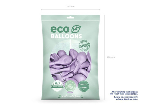 BALONY ECO 30 CM LILIOWY 100 SZT.