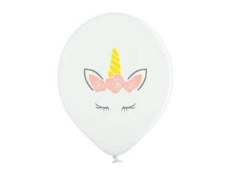 BALONY PIĘKNY JEDNOROŻEC 37 CM 6 SZT.