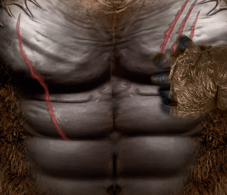 STRÓJ BIG KONG GORYL MĘSKI DMUCHANY