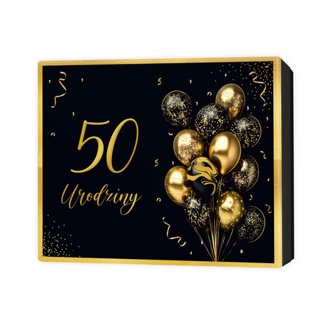 PUDEŁKO PREZENTOWE 50 URODZINY 