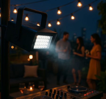 LAMPA BŁYSKOWA 12X8X5 CM 35W HALLOWEEN