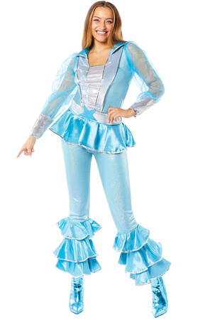 STRÓJ DAMSKI DISCO NIEBIESKI 
