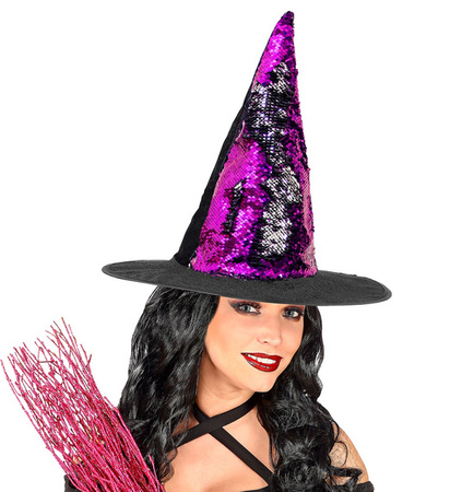 KAPELUSZ CZAROWNICY DWUKOLOROWY