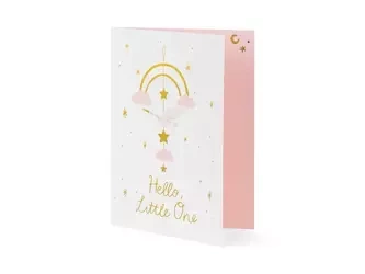 KARTKA Z ZAWIESZKĄ BOCIAN 14 X 20 CM