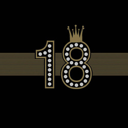 SERWETKI PAPIEROWE 18 URODZINY 33 X 33 CM