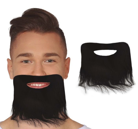 CZARNA BRODA Z WĄSAMI 