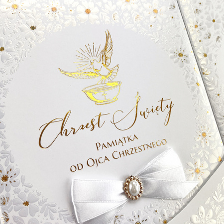 ALBUM PAMIĄTKA CHRZEST ŚWIĘTY OD OJCA CHRZESTNEGO