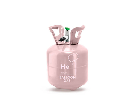 BUTLA Z HELEM JASNORÓŻOWA DO 20 BALONÓW