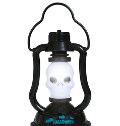 LATARNIA Z CZASZKĄ 15 CM