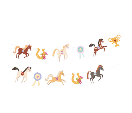 GIRLANDA PAPIEROWA KONIKI 270 CM